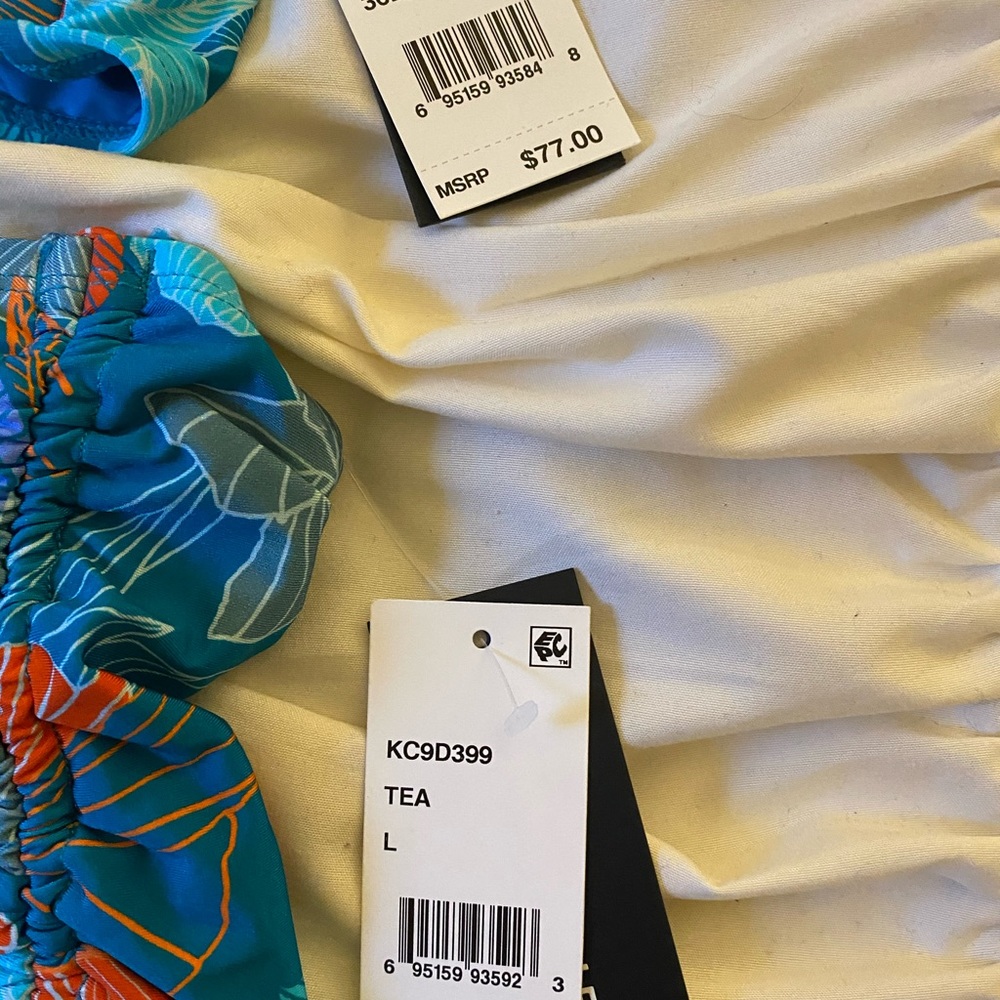 high waisted bikini two piece 36/B /C top Large - Picture 9 of 9